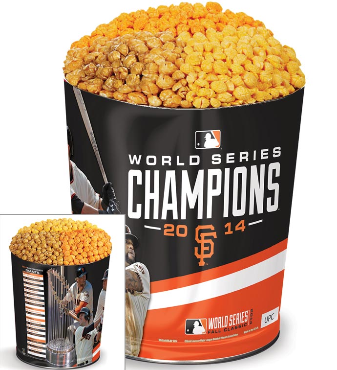 San Francisco Giants Commemorative Popcorn Tin*