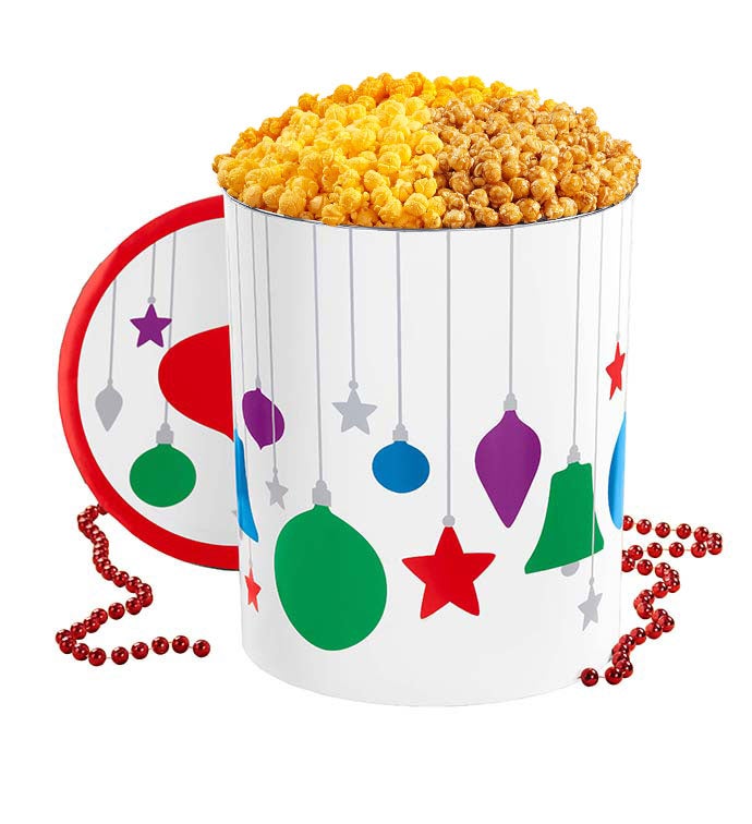 Jewel Ornament 6 1/2 Gallon Popcorn Tin