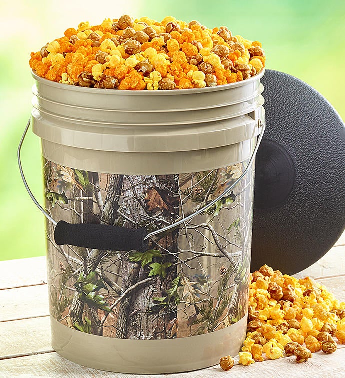 Real Tree APG® Camo Popcorn Bucket with Seat Lid