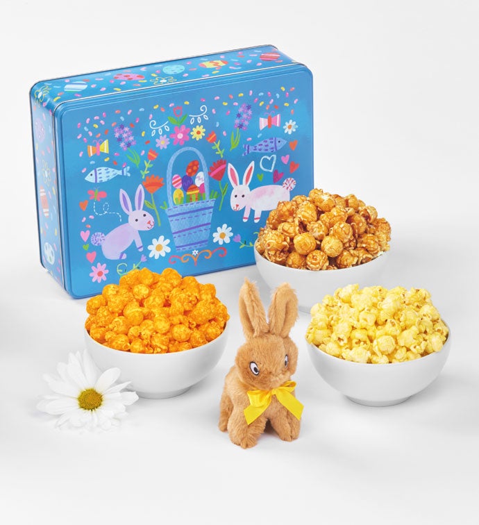Garden Bunnies Sampler Tin