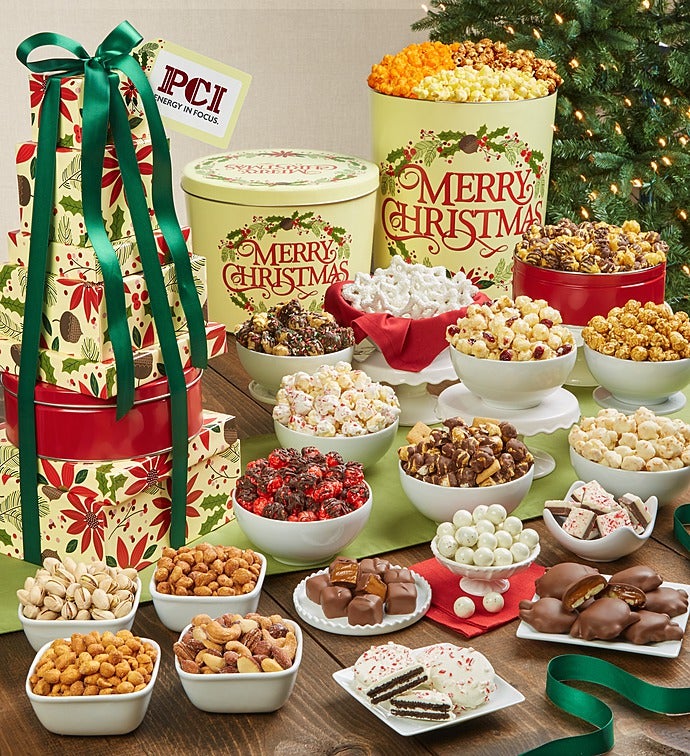 Christmas Popcorn Gifts | Christmas Popcorn Tins | The Popcorn Factory