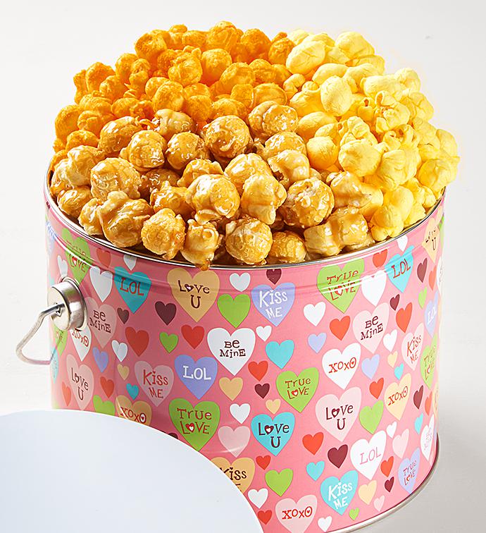 Love Out Loud 3 Flavor Popcorn Pail