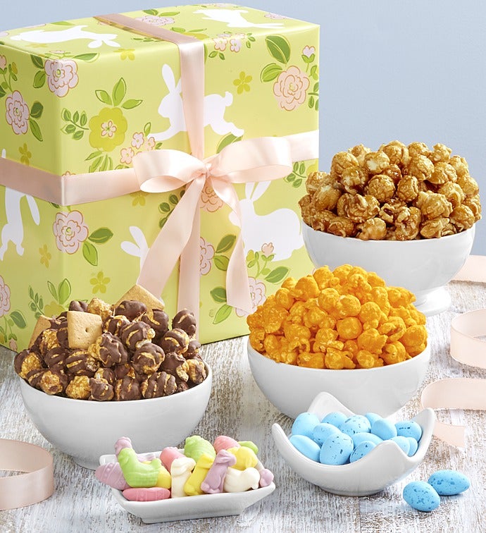 Easter Popcorn Gift Baskets Easter Popcorn Tins The Popcorn Factory