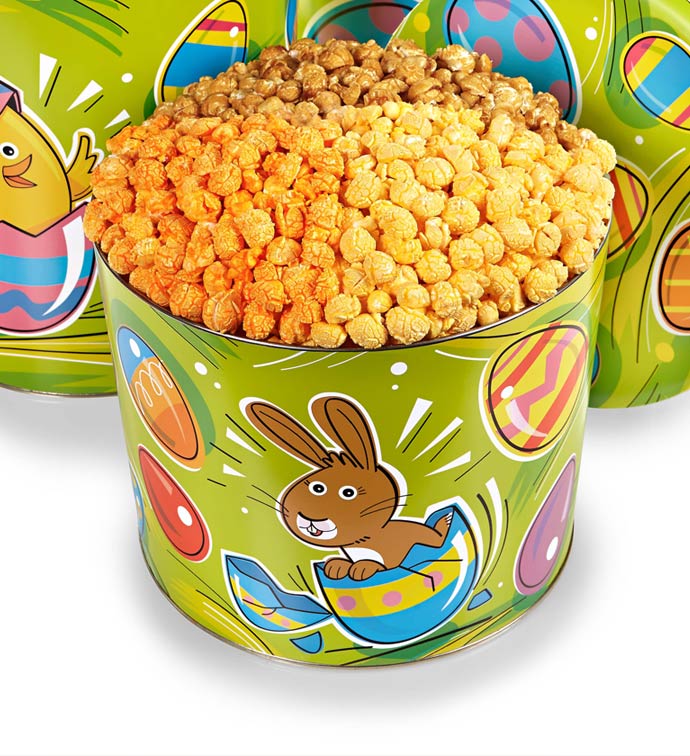2 Gallon Eggceptional Easter 3 Flavor Popcorn Tin