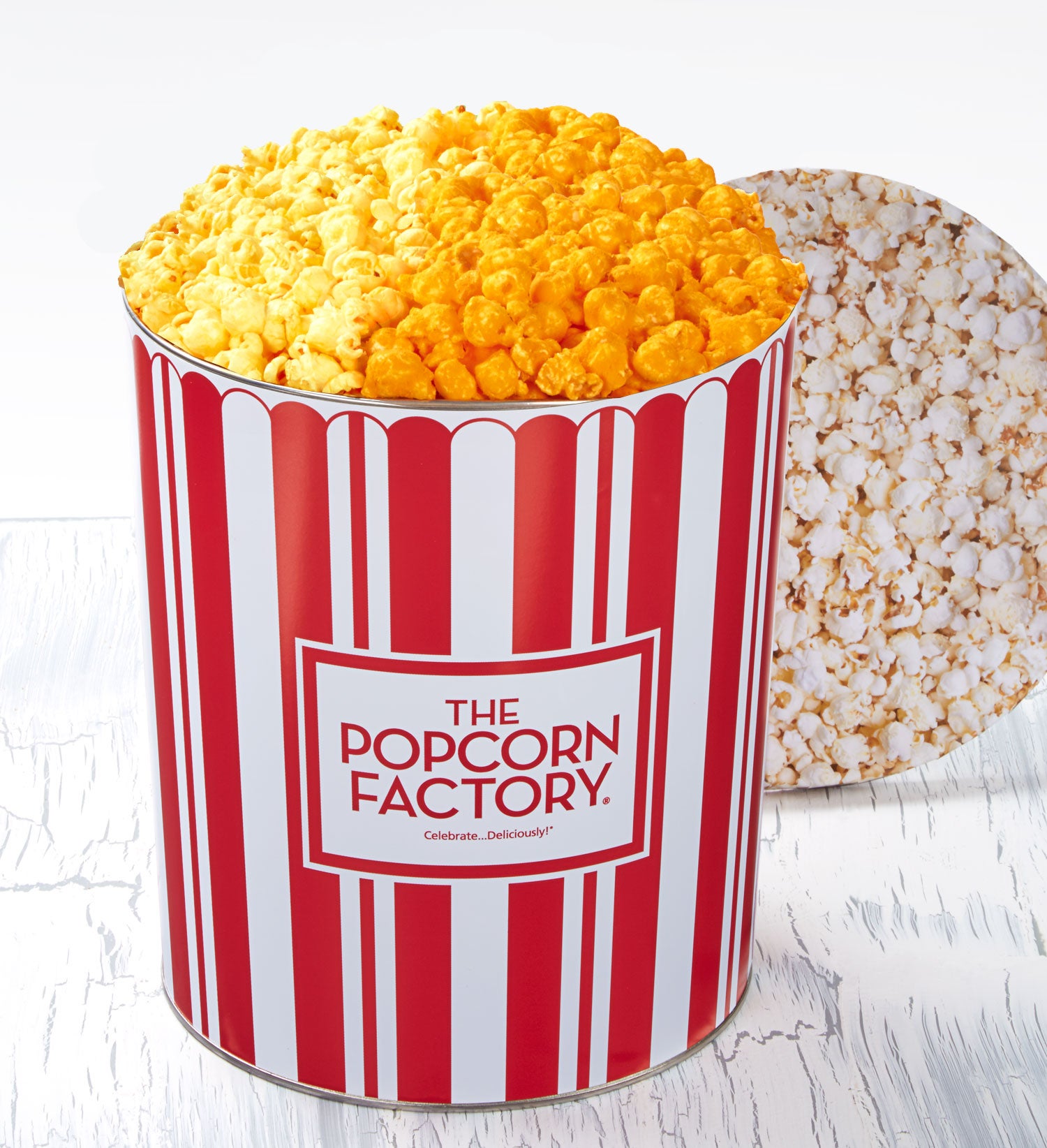 TPF Retro 3 1/2 Gallon Pick a Flavor Popcorn Tins
