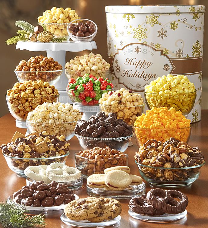 Gold Snowflake Ultimate Snack Assortment