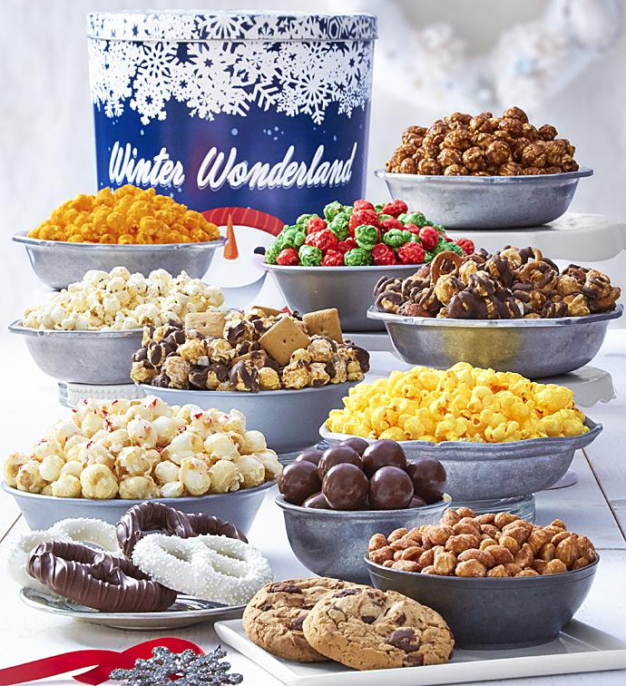 Winter Wonderland Tin Premium Snack Assortment