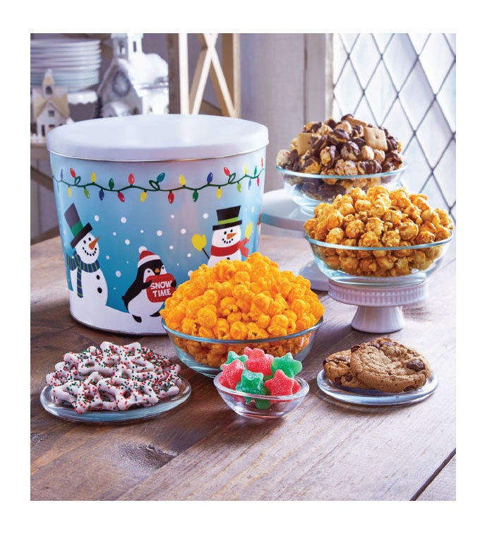 Snowman and Penguin Snack Assortment