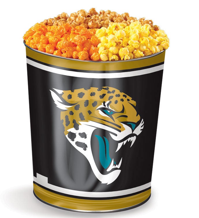 Jacksonville Jaguars 3 Flavor Popcorn Tin