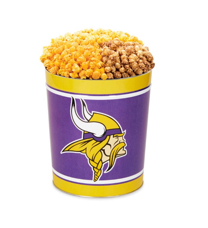 Minnesota Vikings 3 Flavor Popcorn Tin