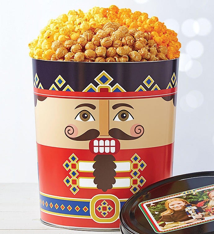 Nutcracker Popcorn Tins