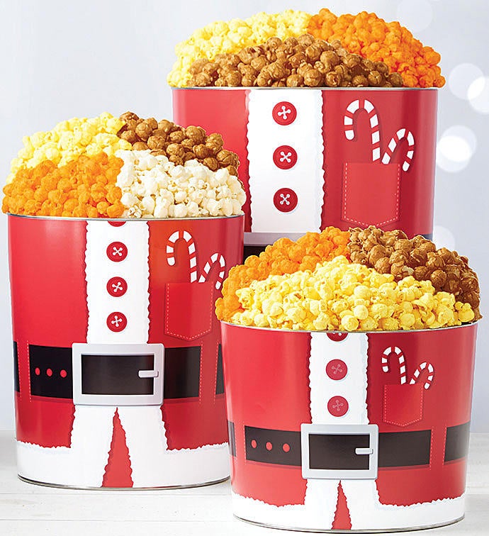 Christmas Popcorn Tins Christmas Food Gifts The Popcorn Factory