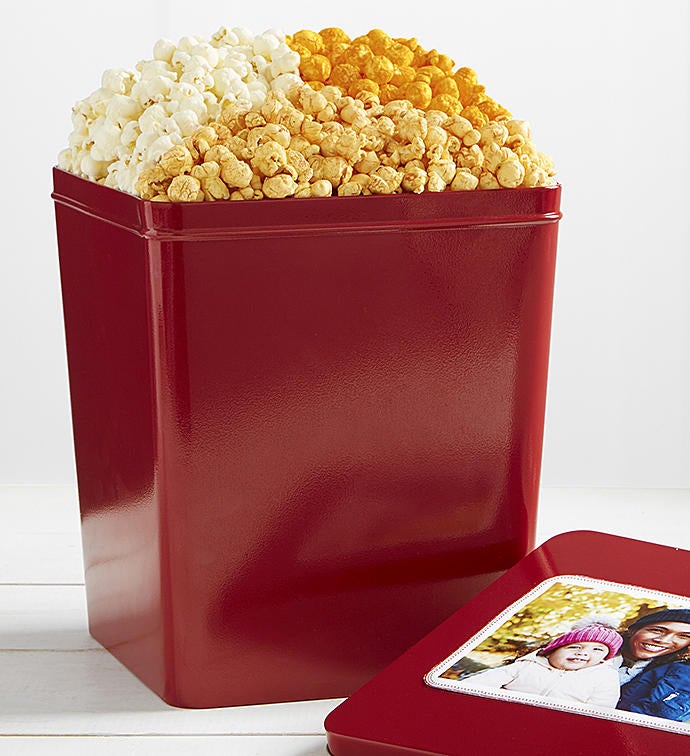3 Gallon Cheese Trio 3 Flavor Popcorn Tins