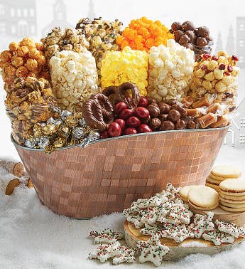 Christmas Popcorn Tins | Christmas Food Gifts | The Popcorn Factory