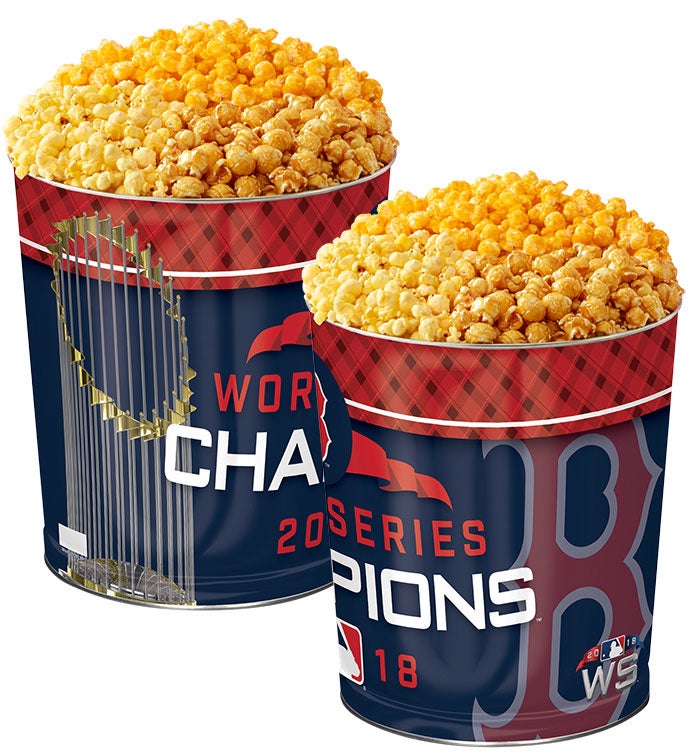Boston Red Sox 2018 World Series Champions Commemorative Popcorn Tin
