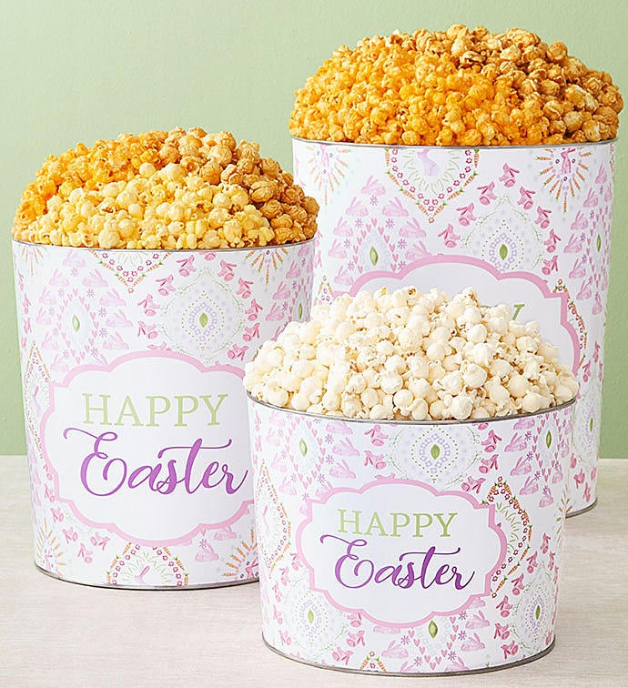Happy Easter Popcorn Tins
