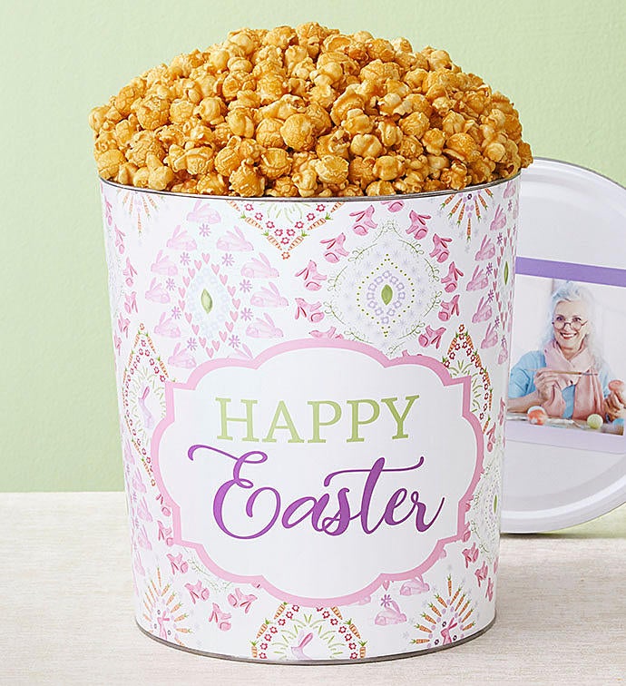 Happy Easter 3 1/2 Gallon Pick a Flavor Popcorn Tins