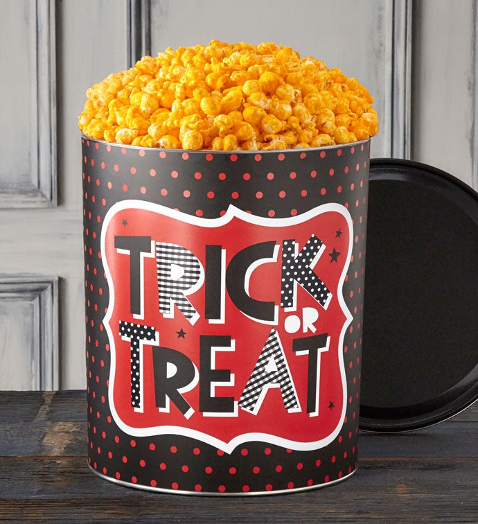 Trick Or Treat 3 1/2 Gallon Popcorn Tins