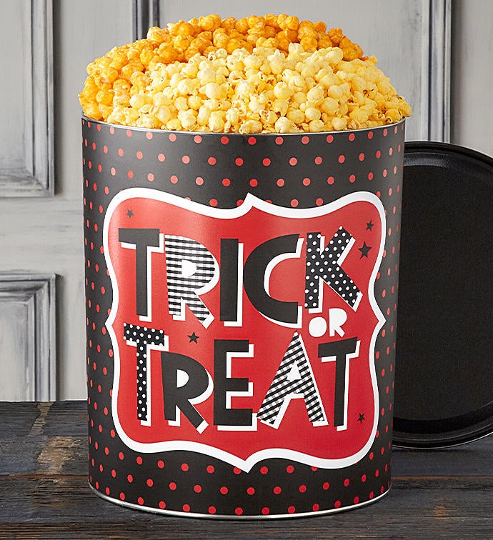Trick Or Treat 6 1/2 Gallon Popcorn Tins