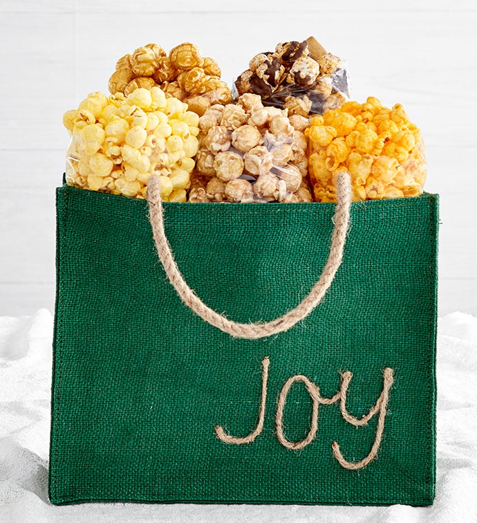 Holiday Burlap Bags   Joy