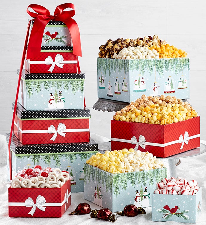 Magical Holiday 5 Tier Gift Tower