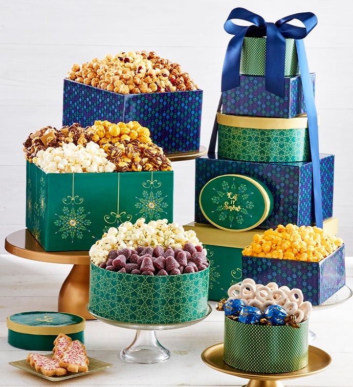 Let It Snow 6 Tier Tower