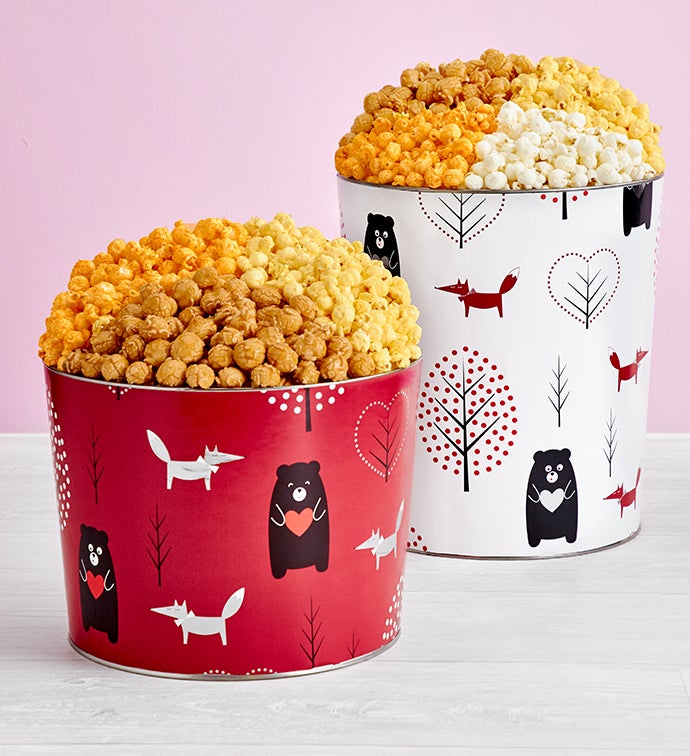 Beary In Love Popcorn Tins