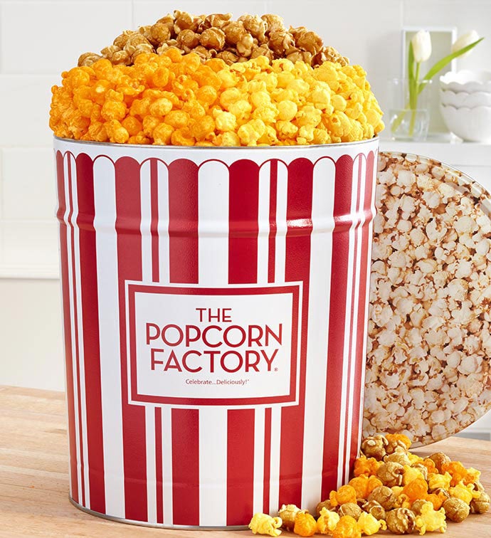 TPF Retro 3 1/2 Gallon Popcorn Tins
