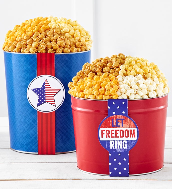 Let Freedom Ring Popcorn Tins