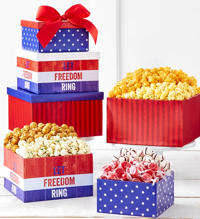 Let Freedom Ring 3 Gift Box Tower