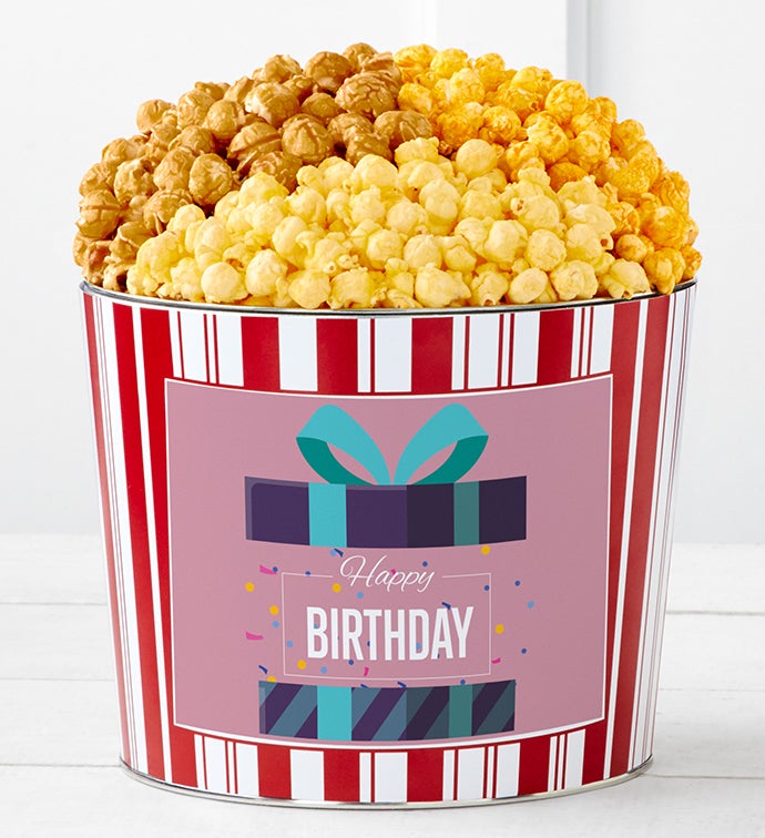 Tins With Pop&reg; Happy Birthday Gift