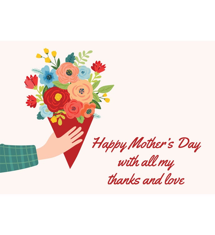 Packed With Pop® Happy Mother's Day With All My Thanks And Love