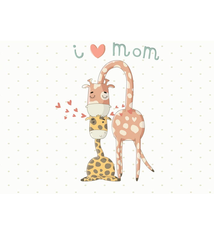 Packed With Pop® I Love Mom Giraffe
