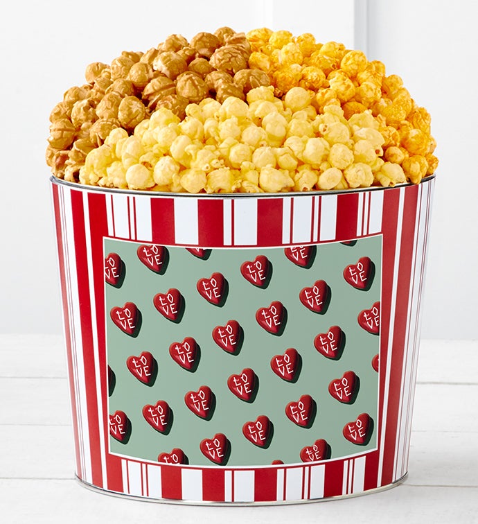 Tins With Pop® Love Hearts