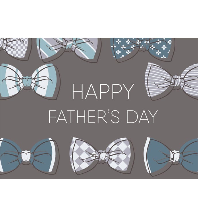 Tins With Pop® 4 Gallon Happy Father's Day Bow Tie