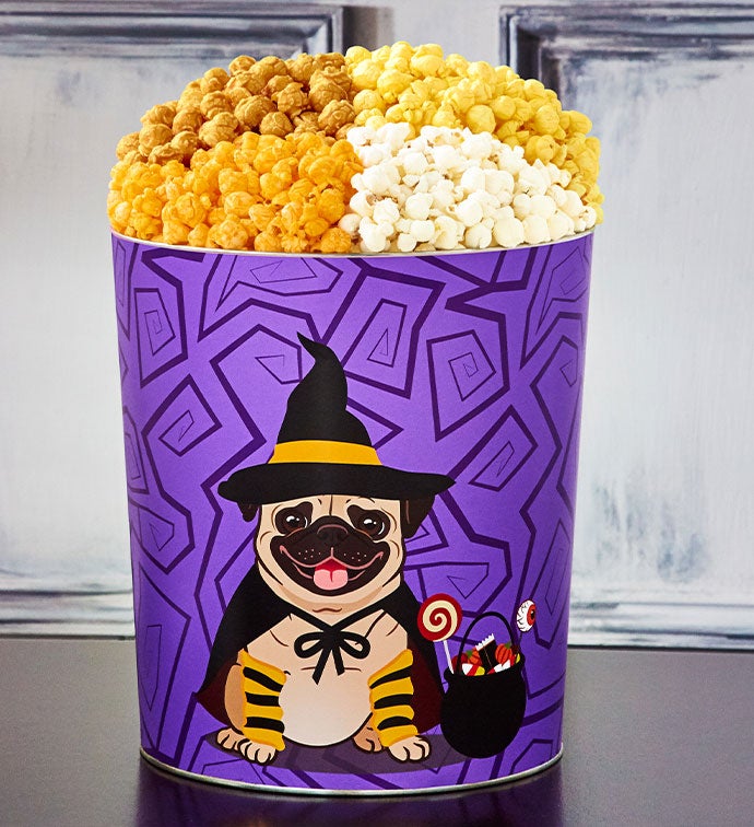 Halloween Howlers 3 1/2 Gallon Popcorn Tins