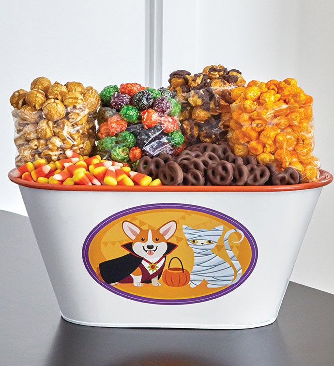 Halloween Howlers Reusable Gift Basket