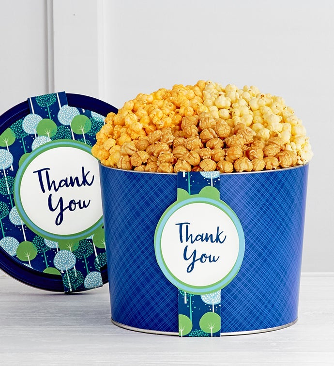 Thanks A Bunch 2 Gallon Popcorn Tin