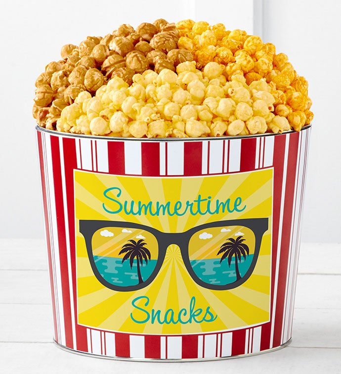Tins With Pop® Summertime Snacks