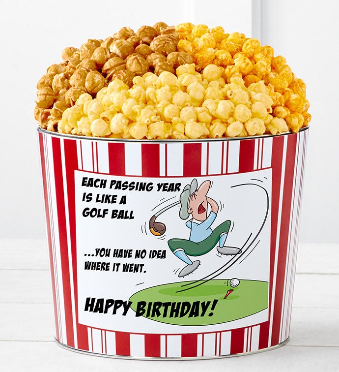 Tins With Pop&reg; Birthday Golf