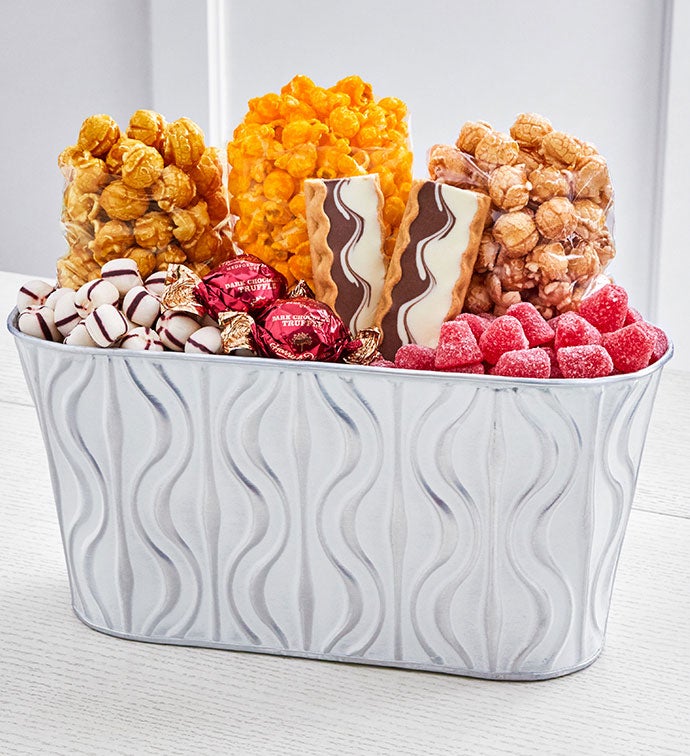 Shining Snowflake Gift Basket