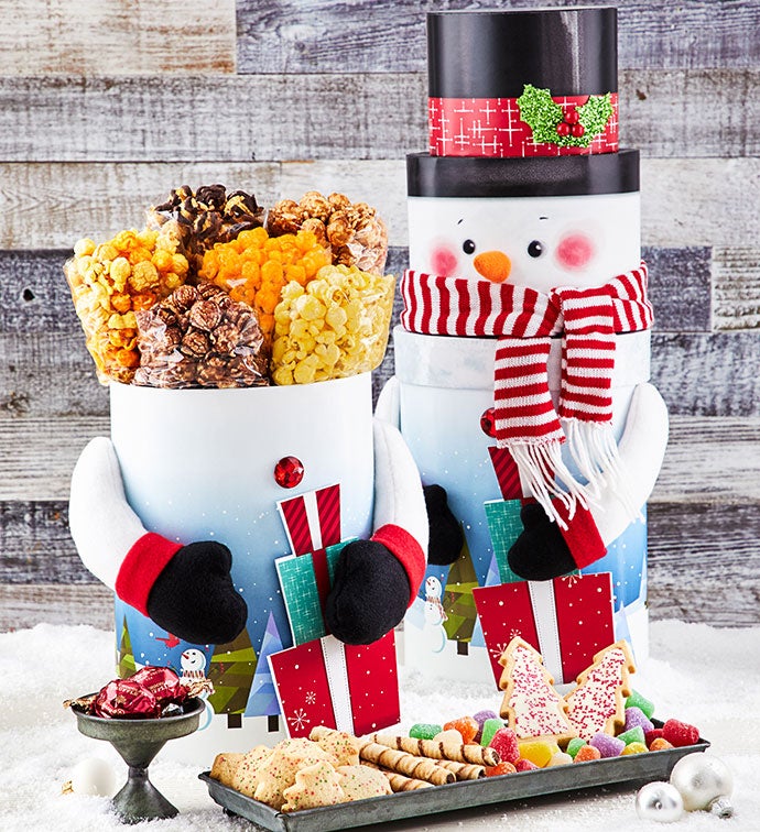 Snowman Character Tower