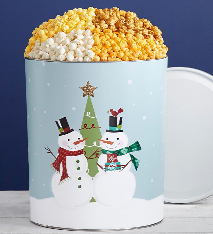 Magical Holiday 6 1/2 Gallon 4 Flavor Popcorn Tin