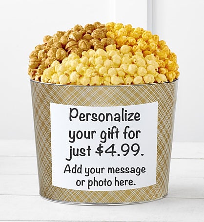 Tins With Pop® Gold Personalized Tin