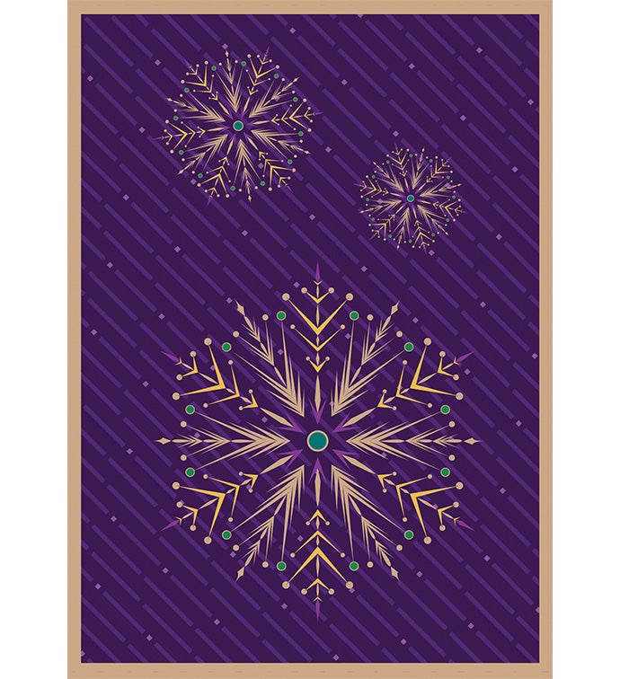 Cards With Pop&reg; Gold Snowflake - Purple