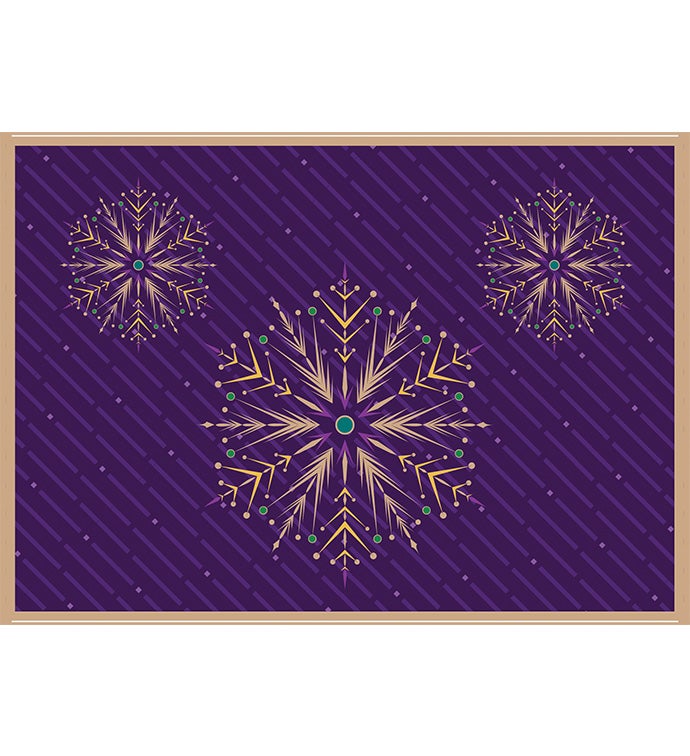 Packed With Pop® Gold Snowflake - Purple