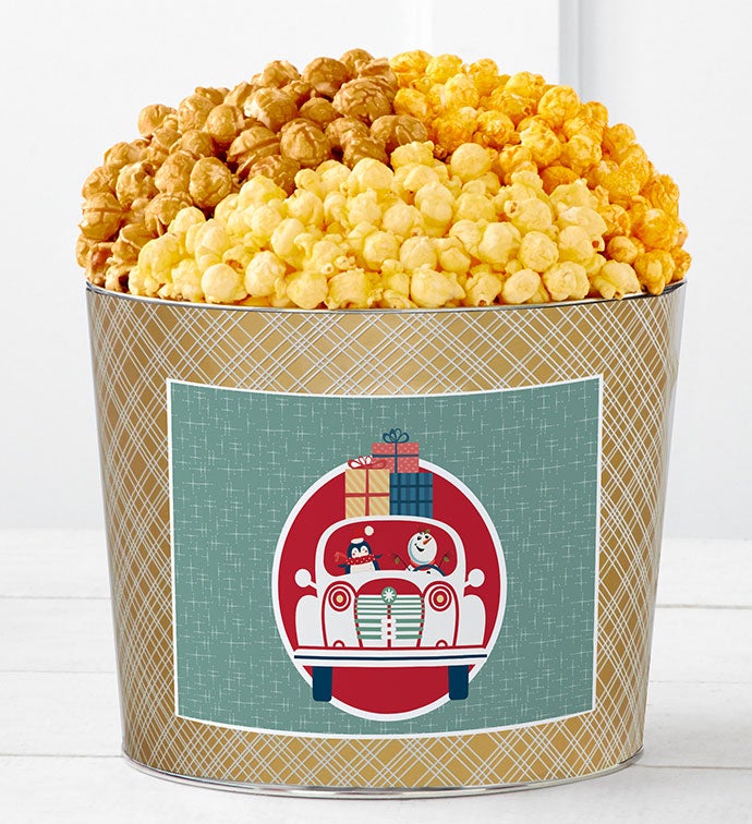 Tins With Pop® Holiday Snowman and Penguin