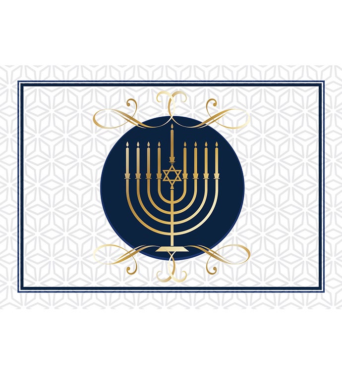 Tins With Pop® Hanukkah Candle White Background