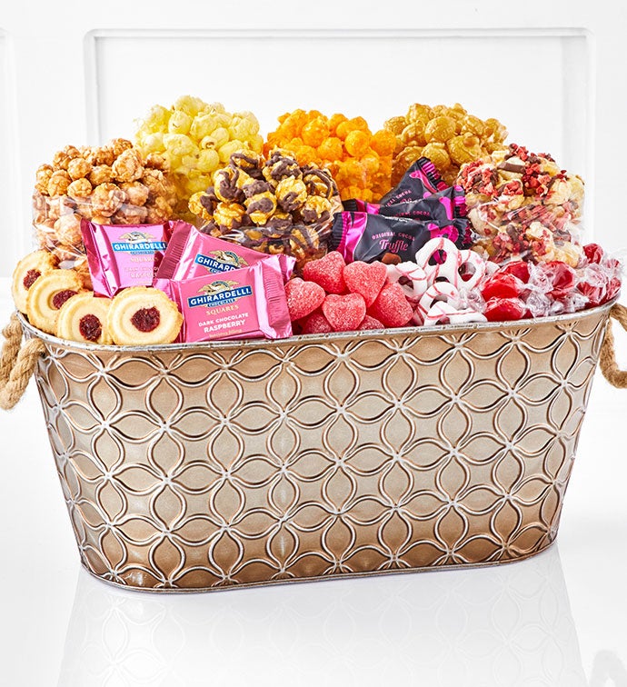 Blushing Branches Gift Basket