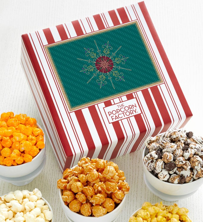 Packed With Pop® Gold Snowflake   Green